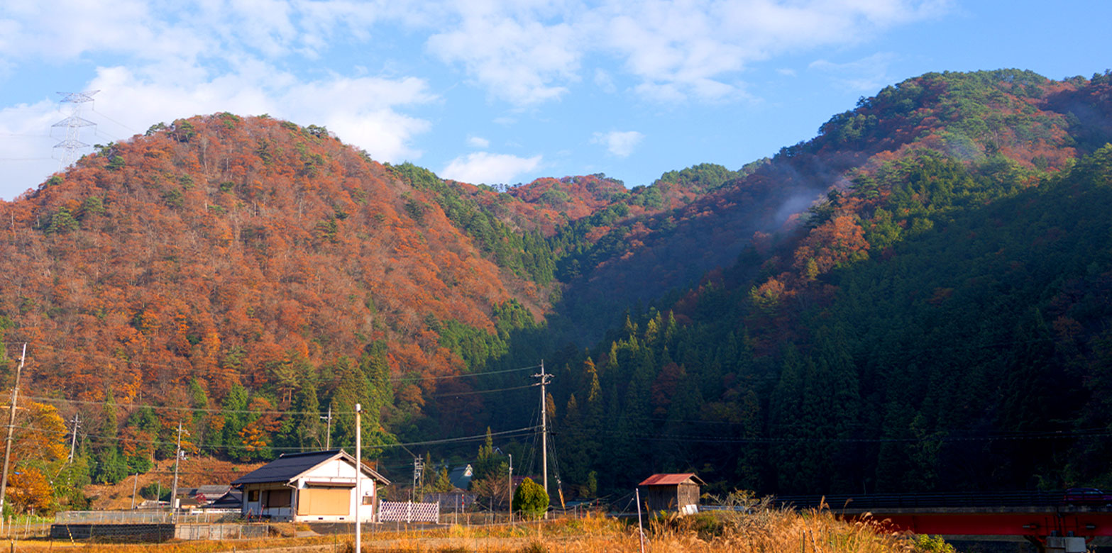 写真：京都府南丹市美山町の風景